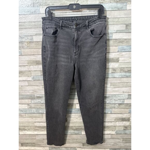 American Eagle Outfitters Black Straight Leg Jeans - Picture 2 of 16